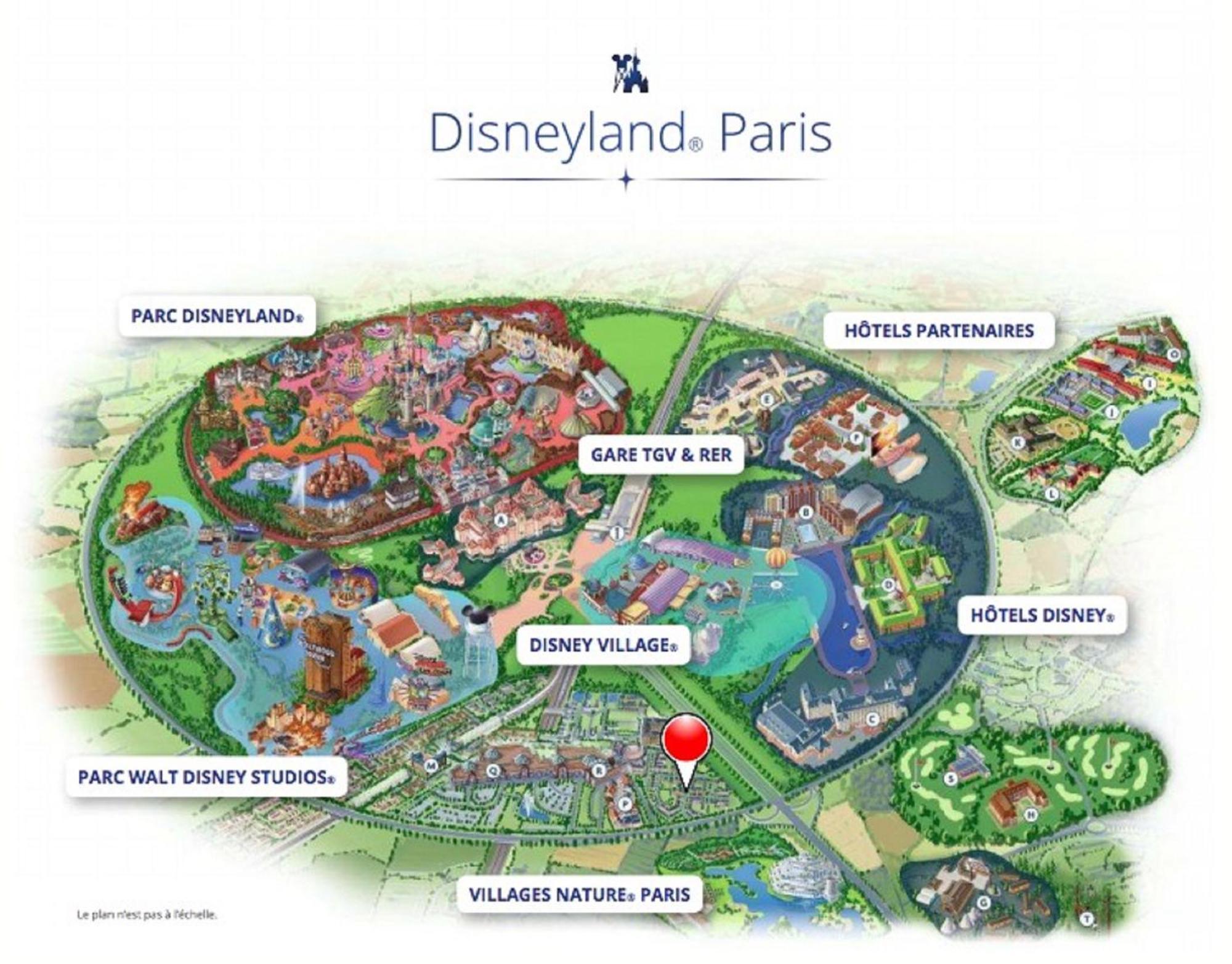 Le Cartier Appt F3, 7Mn Disneyland, Parking,Terrace Serris Kültér fotó