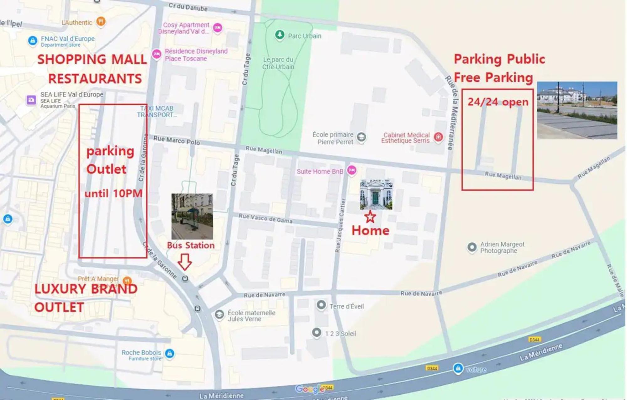 Le Cartier Appt F3, 7Mn Disneyland, Parking,Terrace Serris Kültér fotó